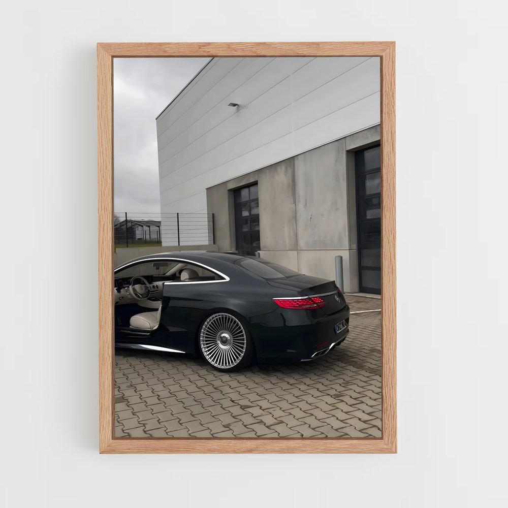 Poster élégant S amg coupe – affiche Mercedes (vue 4)
